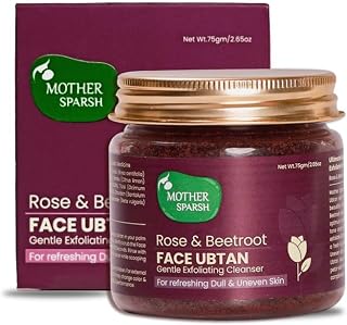 Rose & Beetroot Ubtan Face Pack Powder for Natural Radiance and Even Skin Tone | Natural Ingredients For All Skin Type | 75 gm