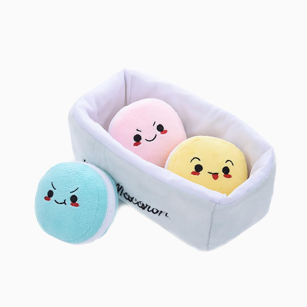 HugSmart Pet Pooch Sweets Macarons Jouet pour chien en peluche Multicolore 19 cm