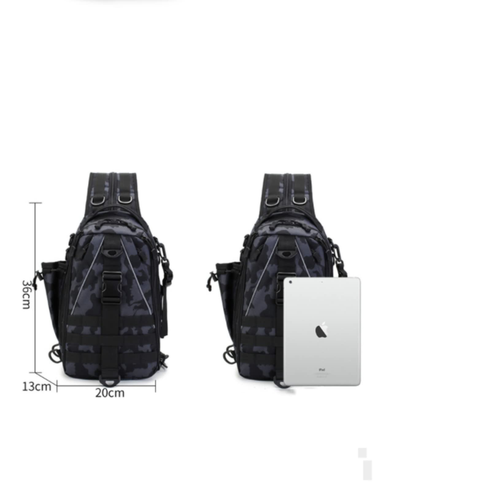 Zaino tattico militare Army Camouflage Molle Borsa a tracolla Sport all'aria aperta Equitazione Escursionismo Campeggio Caccia Zaino impermeabile