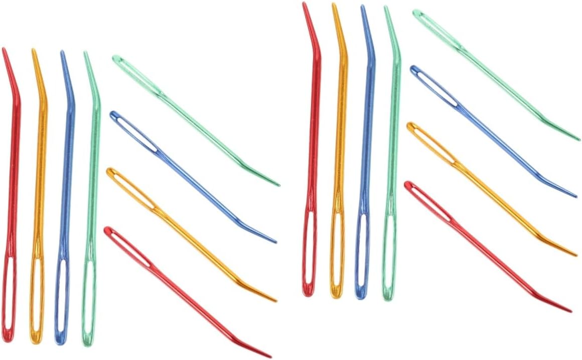 BELLIFFY 16pcs Large-Eye Blunt Needles for Knitting Sewing Darning Multi-Function Yarn Needles for Crafting Projects