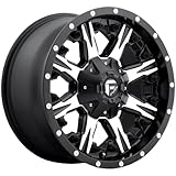 FUEL NUTZ MB-BLK MACH Wheel with Painted (20 x 10. inches /6 x 135 mm, -12 mm Offset)