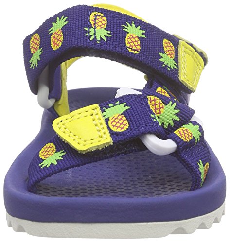 Image of Clarks Girl's Bondi Bay Inf Blue Combi Clogs