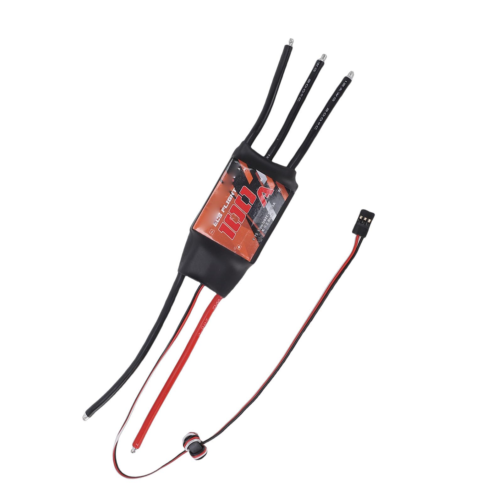 Sorandy 100A Bezszczotkowy Regulator Obrotów dla Modelarzy RC | Kontroler prędkości LiPo od 3 do 7 S, szczyt 130 A, oprogramowanie typu open source, uruchamianie jednym klawiszem dla