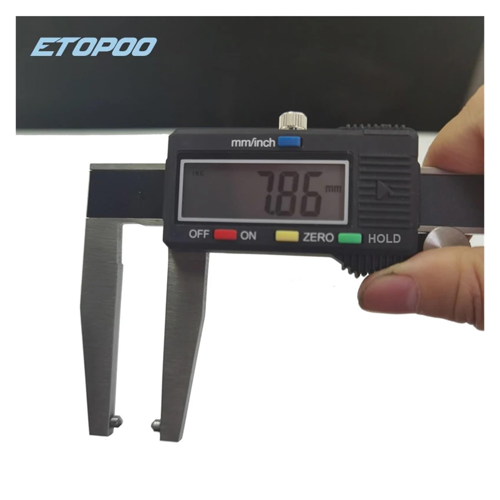 Mikrometr cyfrowy Suwmiarka Cyfrowa Do Tarcz Hamulcowych Ze Stali Nierdzewnej 0-60 Mm Elektroniczny Zacisk Hamulcowy Suwmiarka Tarczowa Miernik Grubości Opon Linijka(Digital type)