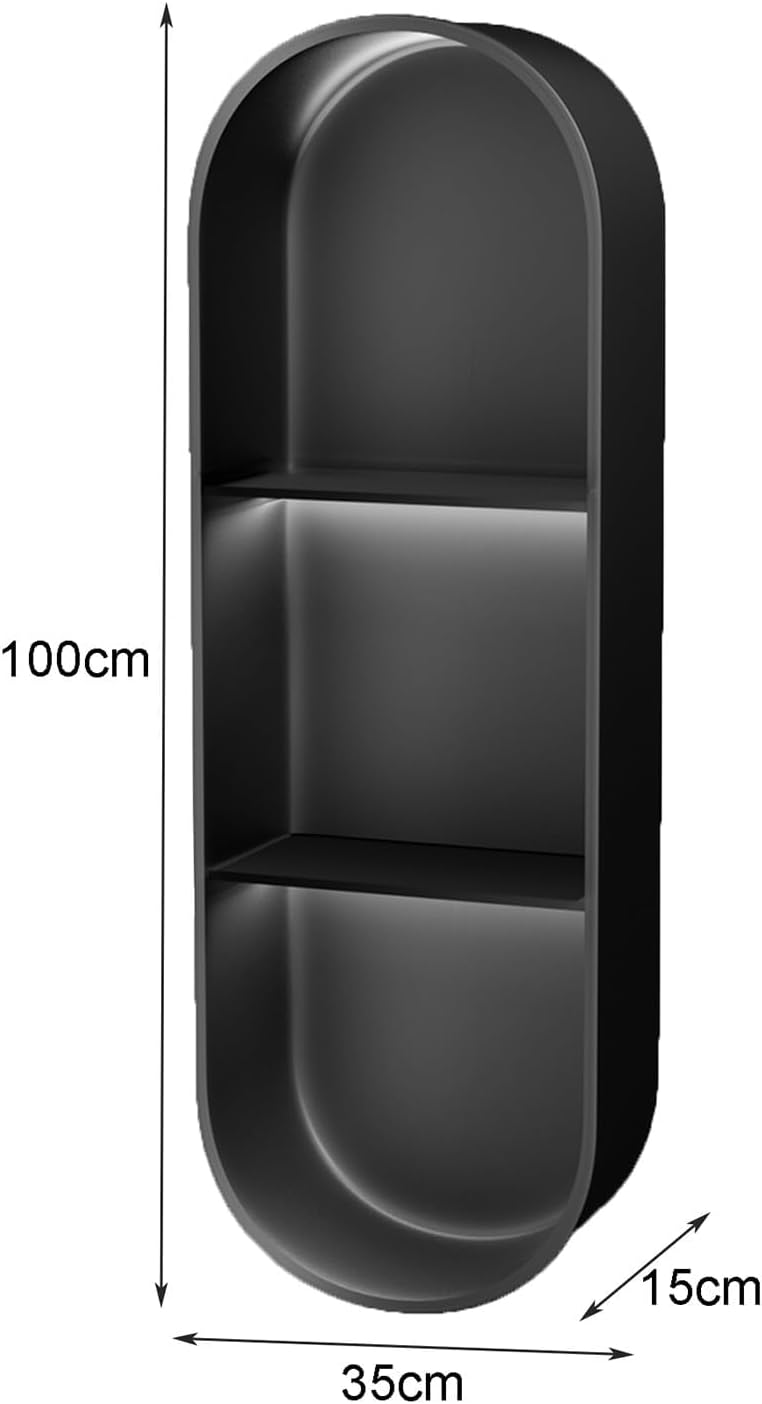 Waterproof Niche wall-Mounted Bathroom Shelf, recessed Niche Storage Rack,Stainless Steel Shower Niche - Recessed Wall Shelf for Bathroom Storage, Durable Shower Soap & Shampoo Organizer, 10