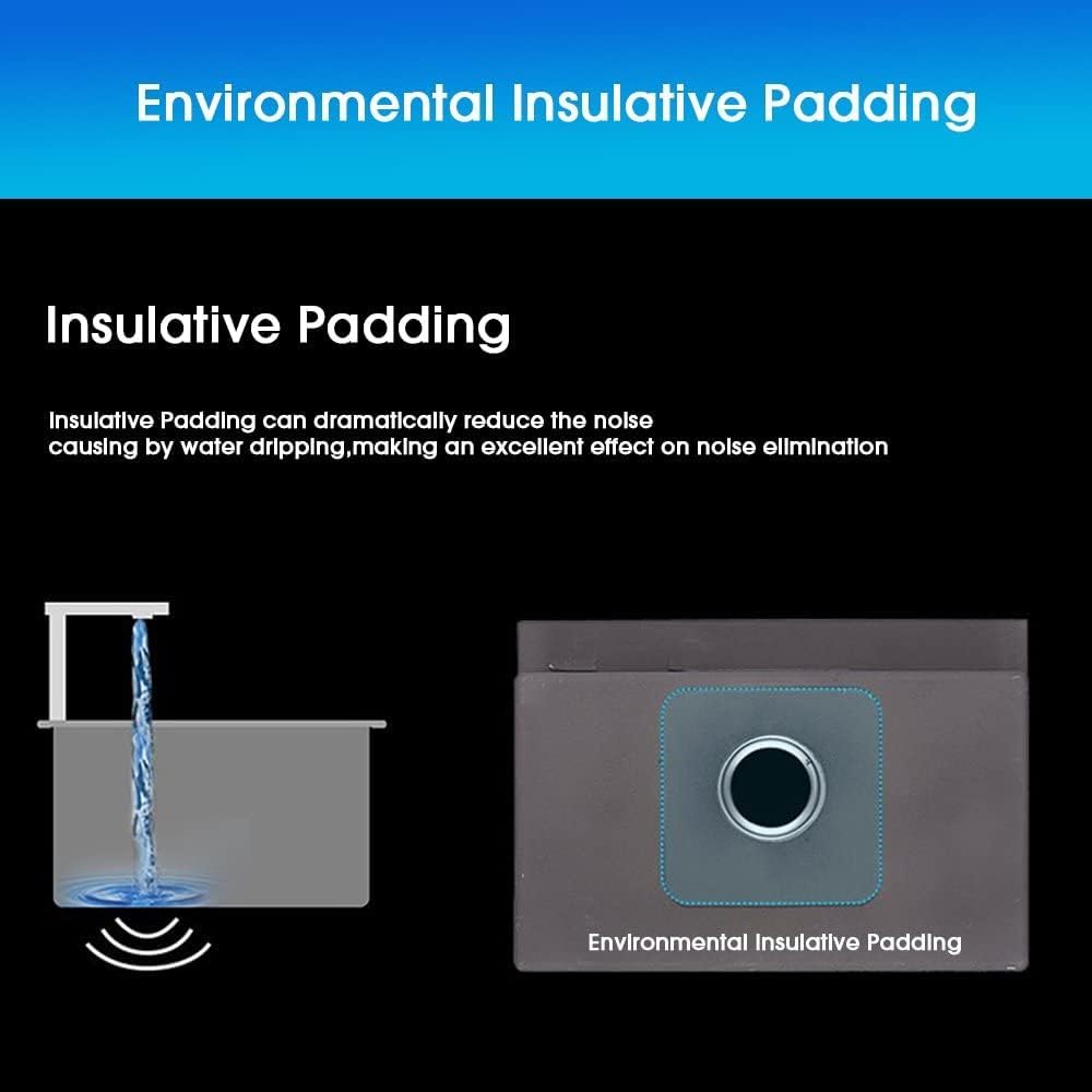 KINGO HOME 33 x 22 Inch Drop in Stainless Steel Kitchen Sink, Single Bowl 16 Gauge Top mount Sink Commercial Handmade 9 Inch Deep Kitchen Sinks Workstation Single Basin Brushed Satin Nickel