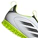 Adidas Unisex-Kids Goletto IX Laceless Turf Soccer, White/Black/Lucid Lemon, 4