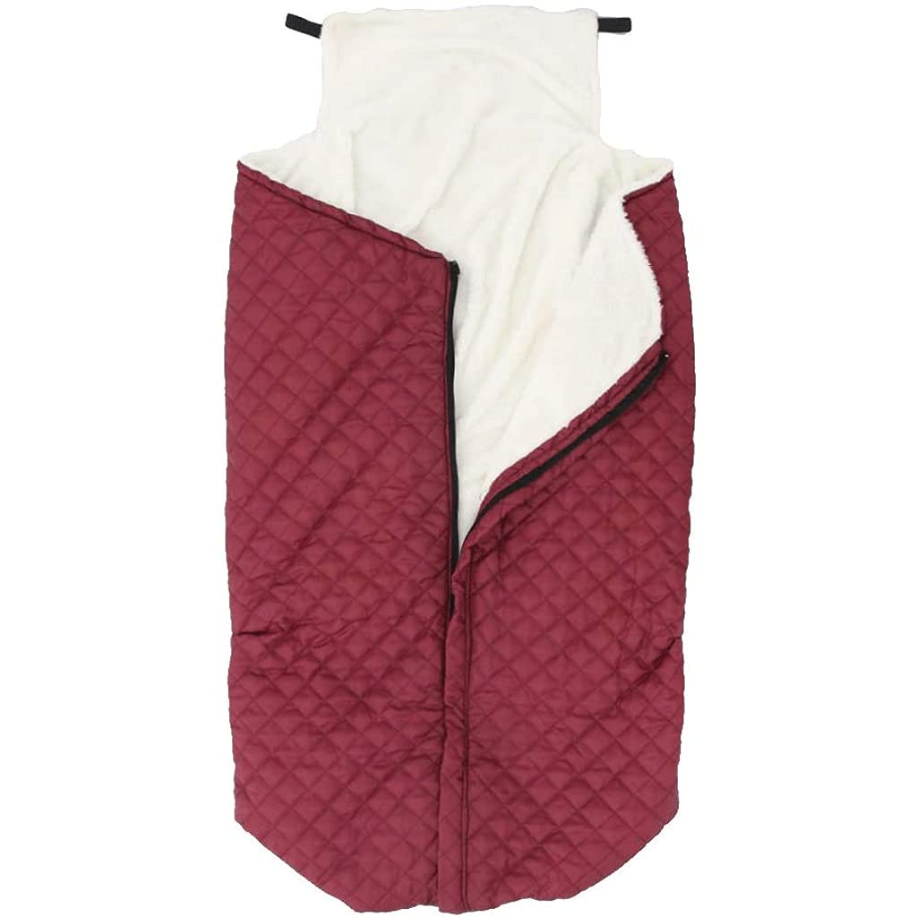 Manta térmica para Silla de Ruedas, Saco de Invierno para piernas, pies y Espalda para Personas Mayores discapacitadas.