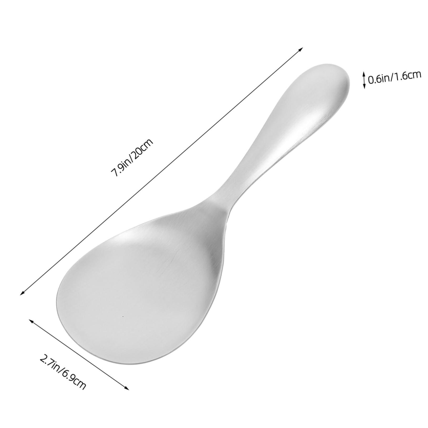 Hemobllo Cucharas Para Servir Arroz Antiadherentes, 2 Unidades De Acero Inoxidable, Ideales Para Familias y Eventos, Utensilios Prácticos Para Cocina