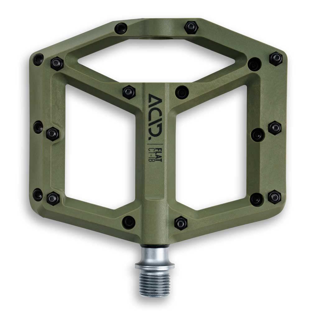 acid Flat C1-IB bicycle pedals Olive Green Sports & Outdoors