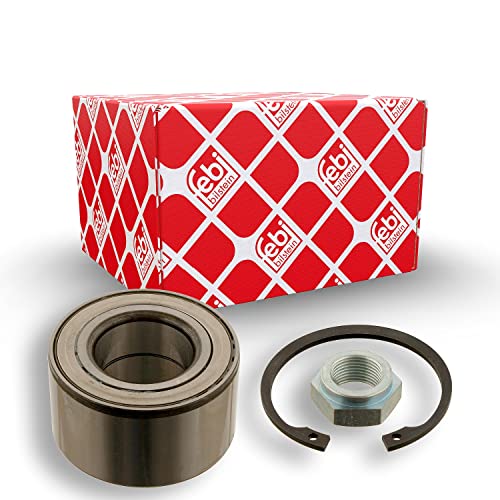 febi bilstein 30040 Wheel Bearing Kit with axle nut and circlip, pack of one