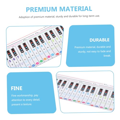DRESSOOS 88 Papier Pratique Handroll Clavier Pliant Claviers Ordinateur Portable Stickers Piano à Clavier Accessoires Pour Pianos Couvre-clés Kit D’accordage De Piano Réglage Musique - Les Beatles, Paul McCartney, John Lennon, RIngo Starr, George Harrison DRESSOOS 88 Papier Pratique Handroll Clavier Pliant Claviers Ordinateur Portable Stickers Piano à Clavier Accessoires Pour Pianos Couvre-clés Kit D'accordage De Piano Réglage Musique – Image 7