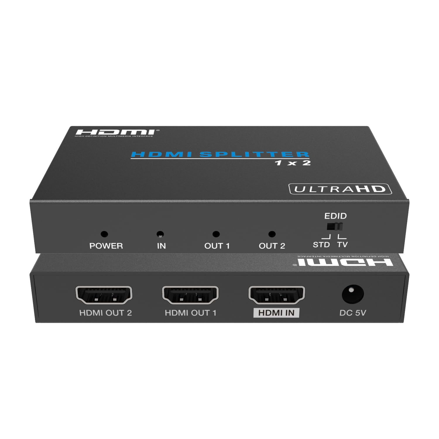 DVDO 4K 1x2 HDMI Splitter | Supports Resolutions up to 4K@60 4:4:4 at 18Gbps Bandwidth
