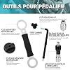 DURATECH Kit d'Outils de Réparation pour Vélo 41 pièces avec Mallette Pratique, Ensemble d'Outils de Vélo Portable pour la Réparation des Pneus, des Chaînes et du Pédalier #4