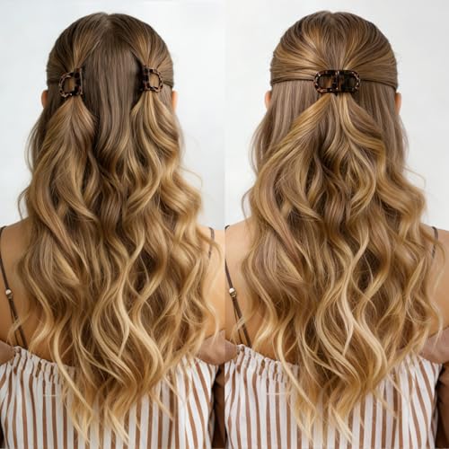 Pinzas magnéticas para cabello 2 en 1 diseño sin costuras miniatura 5