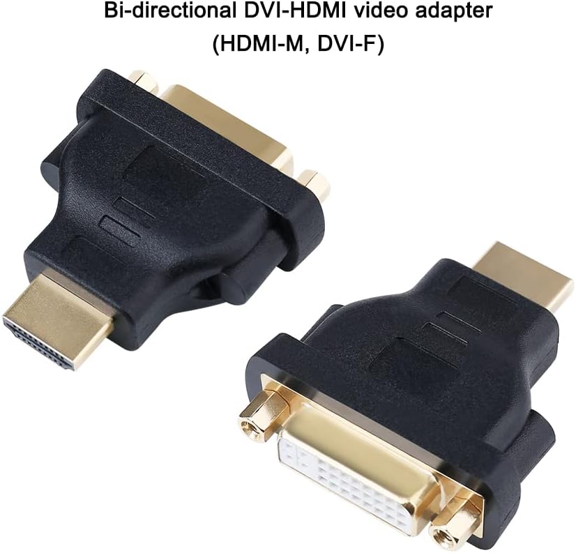 Bеѕt Cуbеr Mоndау 🔥 DTECH DVI Female to HDMI Male Adapter Bi-Directional DVI-I 24+5 Port Converter