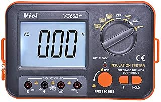 VICI VC60B+ Digital Insulation Resistance Tester Megohmmeter Meter Full Function with Large LCD