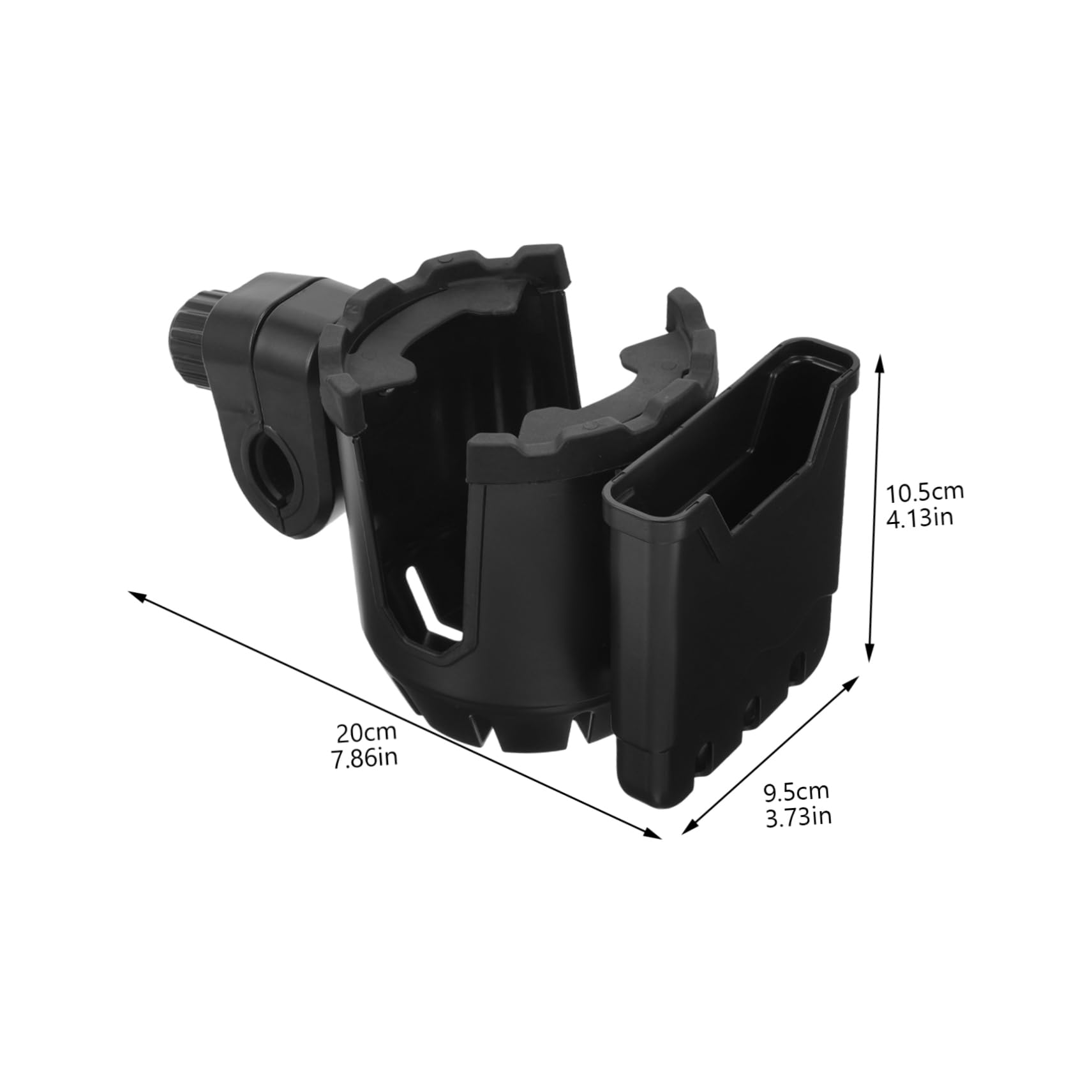 KOMBIUDA Cup Holder for Walker Bike Cup Holder Detachable Milk Bottle Rack Sturdy Design