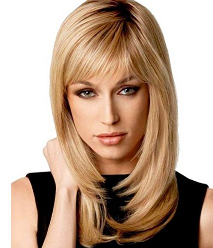 Charming Women Blonde Long Straight