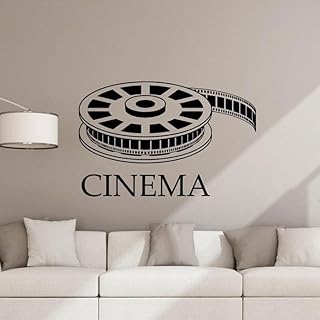 Cinema Wall Decal Movie Film Poster Home Theater Sign Quote Playroom Vin...
