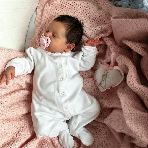 Anano Muñeca Reborn Gemelos 48 cm Realista Cuerpo Completo miniatura 3