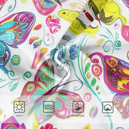 Vibrant Colorful Butterflies Toddler Girls Underwear 2t Cotton Little Girl Panties Bright Briefs Underpants3