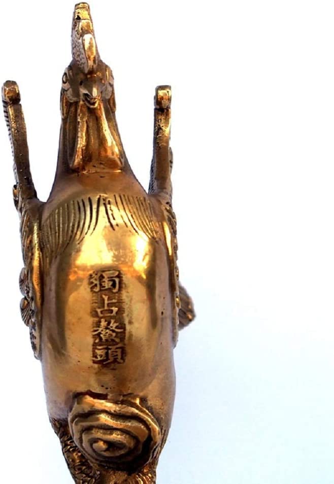 古銅 亀・鳳凰 中国古玩 銅製置物 2点 古銅亀・鳳凰中国古玩