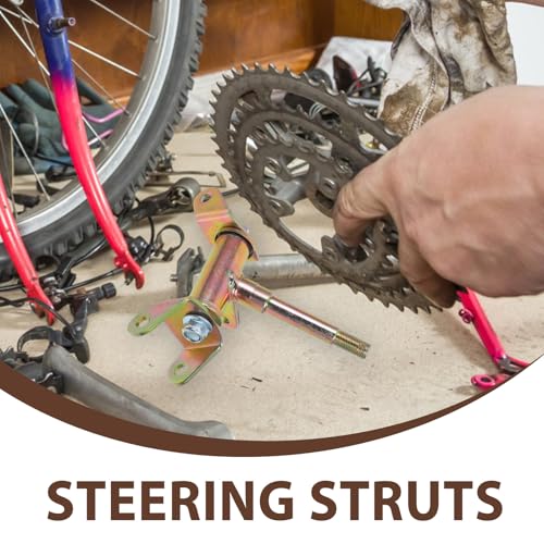 Axes de karting en acier or : direction stable et flexible