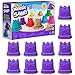 Kinetic Sand, Castle Containers 10-Color Pack for Kids Aged 3 and Up, Multicolor