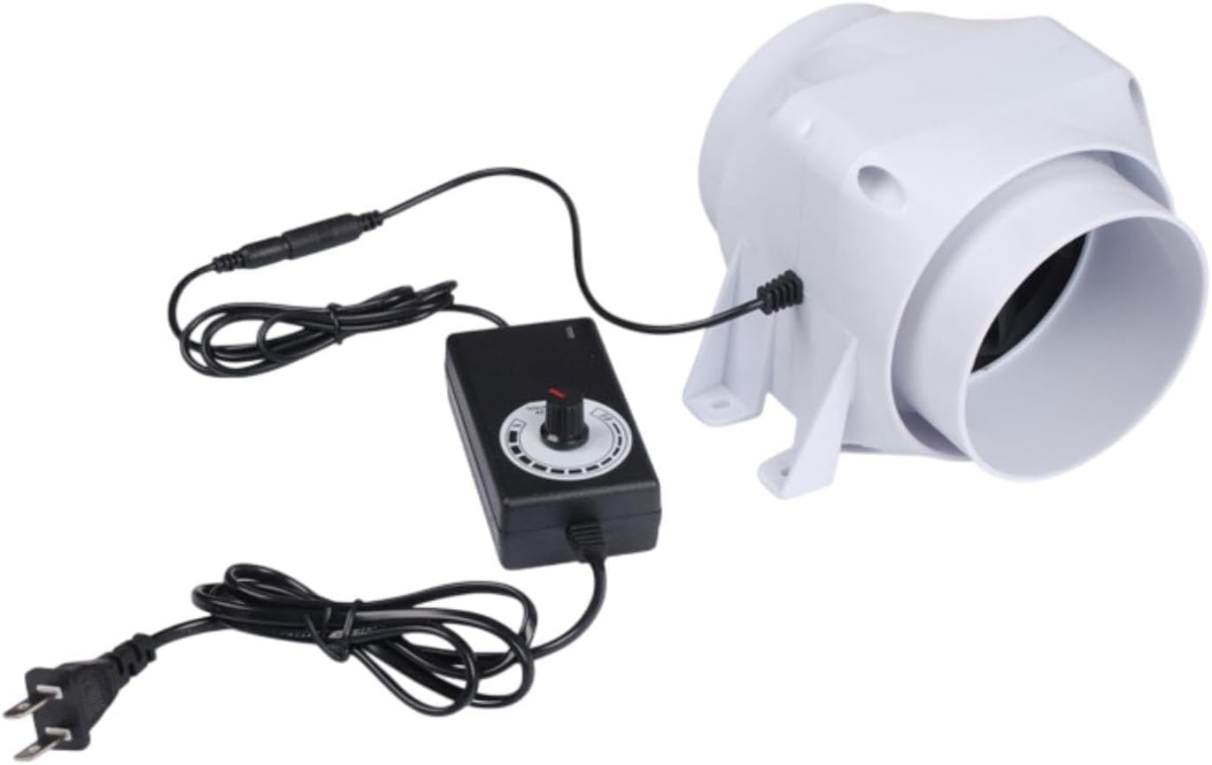 4 in Exhaust Duct Fan for Ventilation in Greenhouse And Laundry Room