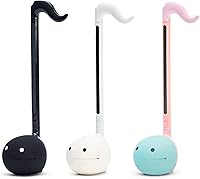 Vista 3 de Otamatone - Instrumento musical electrónico japonés sintetizador portátil de Maywa Denki Studio, galardonado, educativo y divertido, ideal para Negro