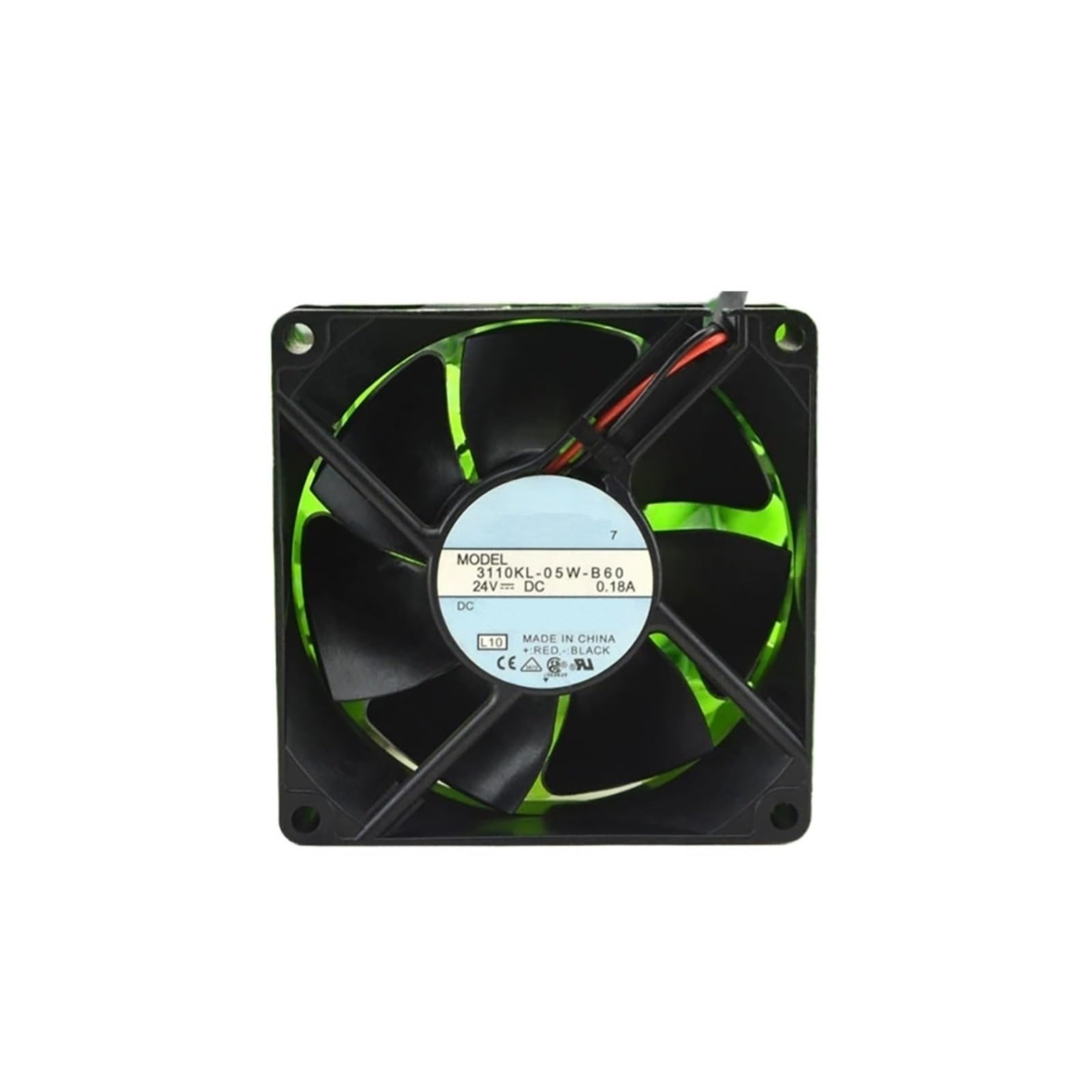Ventilateur de refroidissement 80mm 24VDC pour éliminer la chaleur du boîtier 3110KL-05W-B60