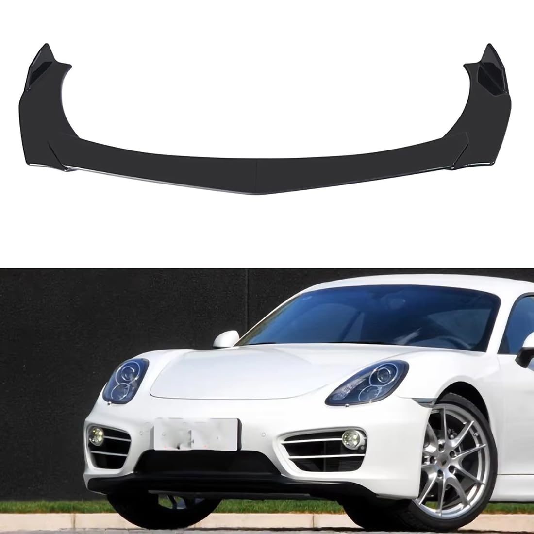 Lèvre de Pare-Chocs Avant Porsche Cayenne Protéger et Sublimer le Bas