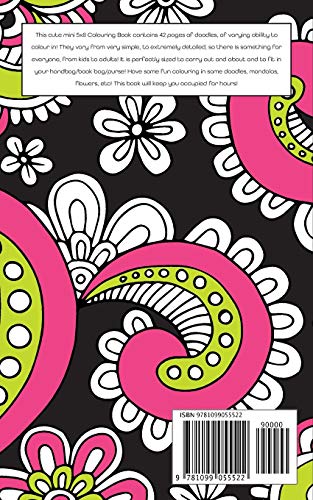 Pocket Doodles Colouring Book: Mini 5x8 Colouring Book, with 42 pages to colour in. image 4