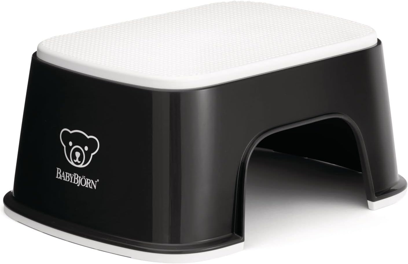 Step Stool, Black/White