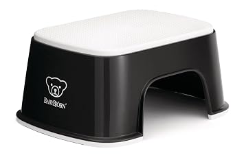 BabyBjorn Step Stool, Black/White
