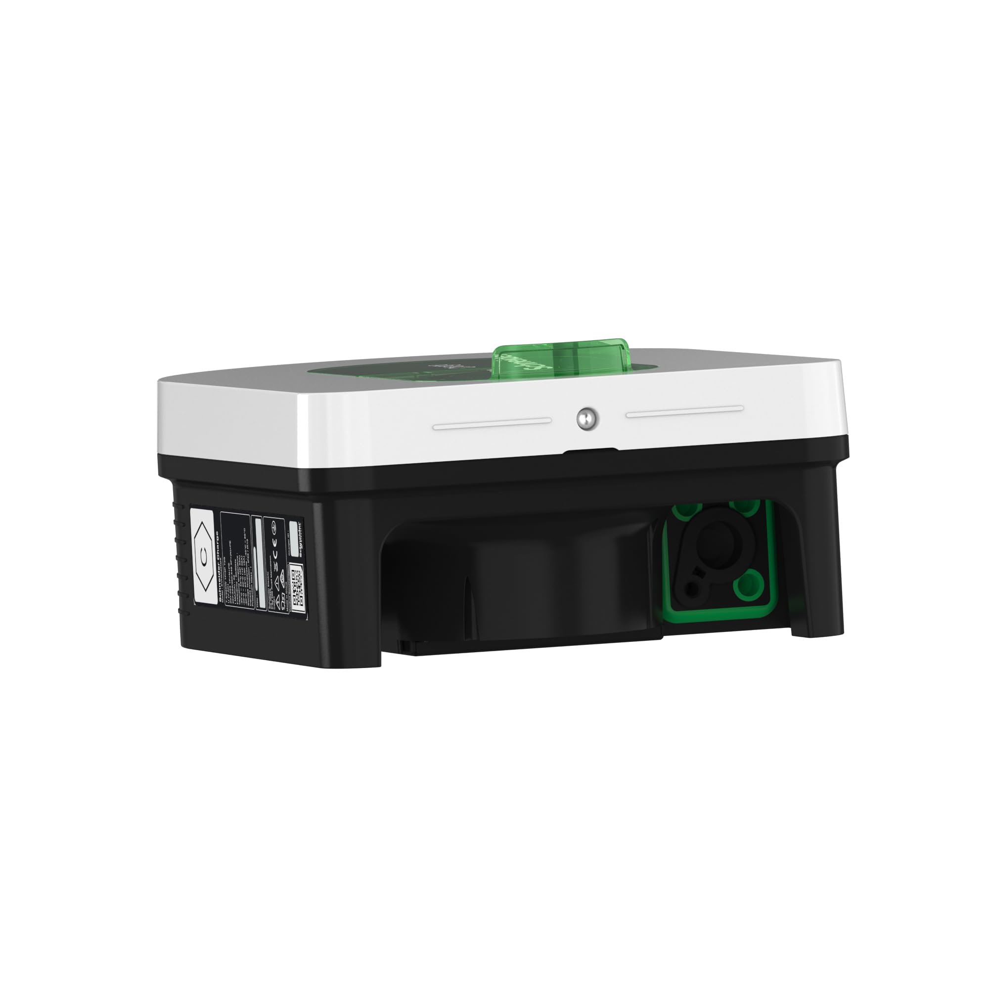 Schneider Electric Smart Wallbox Schneider Charge 22 kW, colonna di carica per auto elettrica, presa T2, 6 mA rilevamento app, controllo interno ed esterno, bianco