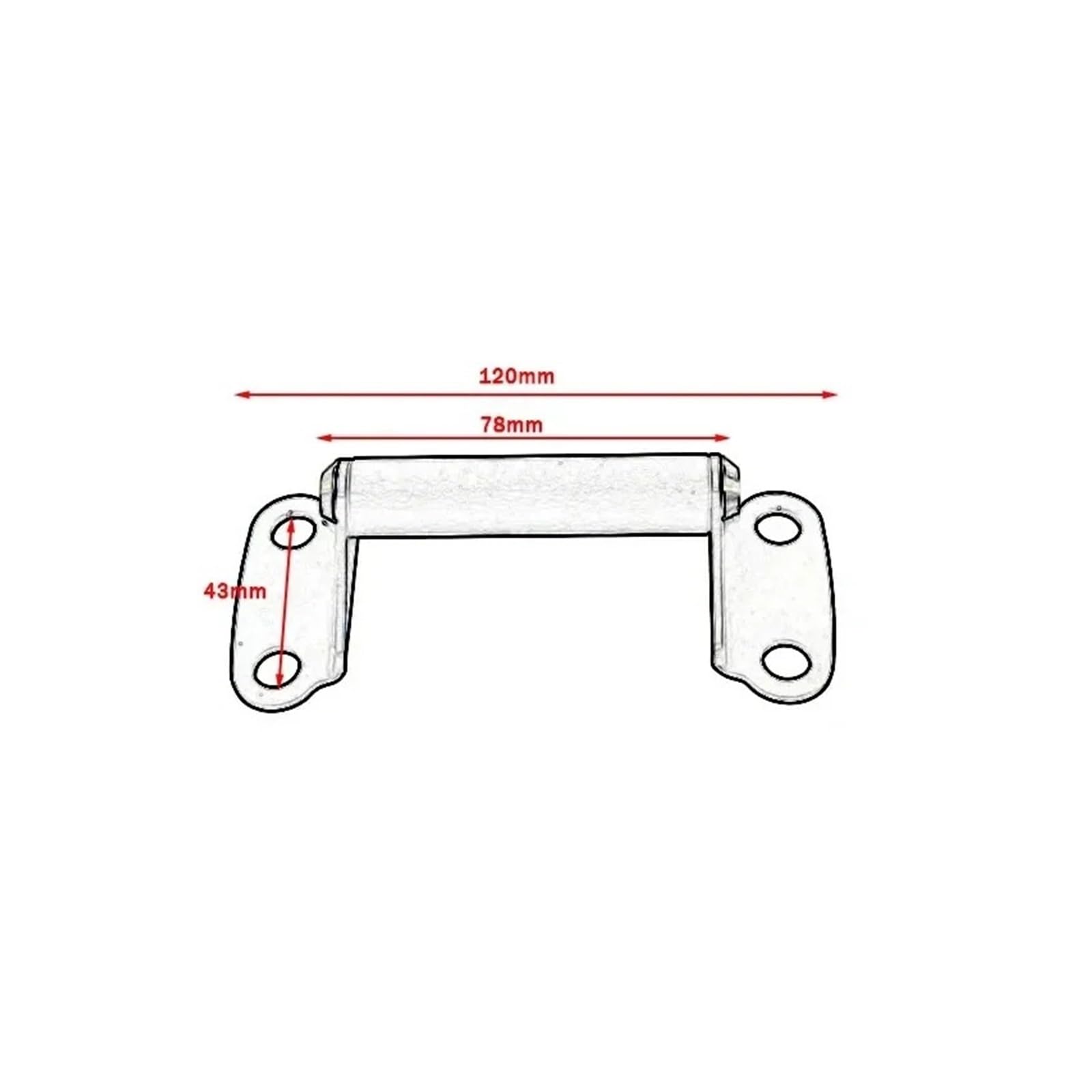 Soportes de navegación Soporte De Navegación para Teléfono Móvil con Manillar De 22 Mm para Motocicleta CL250 CL300 CL500 2023