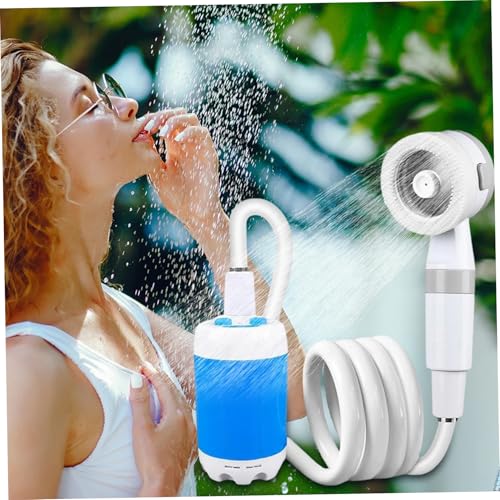 Pompe de douche de camping étanche avec batterie 6000 mAh haute autonomie