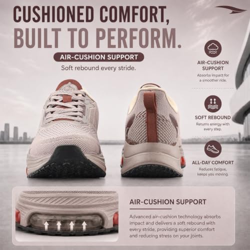 Image of ASIAN Titan-16 Men's Running Shoes | Lightweight Knit Mesh Upper | Breathable Airflow Design | EVA Grip Sole Comfortable Daily Use