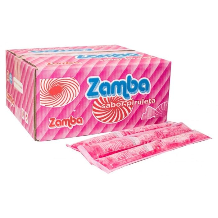 Polos Flash Zamba Piruleta 55 Unidades – Bebida para Congelar Infantil Sabor Dulce Piruleta, Formato Familiar Ideal para Niños y Verano, Sin Gluten y Sin Lactosa
