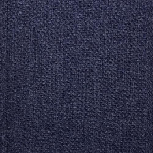 Image of ZeeMart Burlap Style Farmhouse Table Runners 36 Inches Long, Navy Rustic Woven Dining Table Runner for Everyday Use, 14x36 Inches, Navy