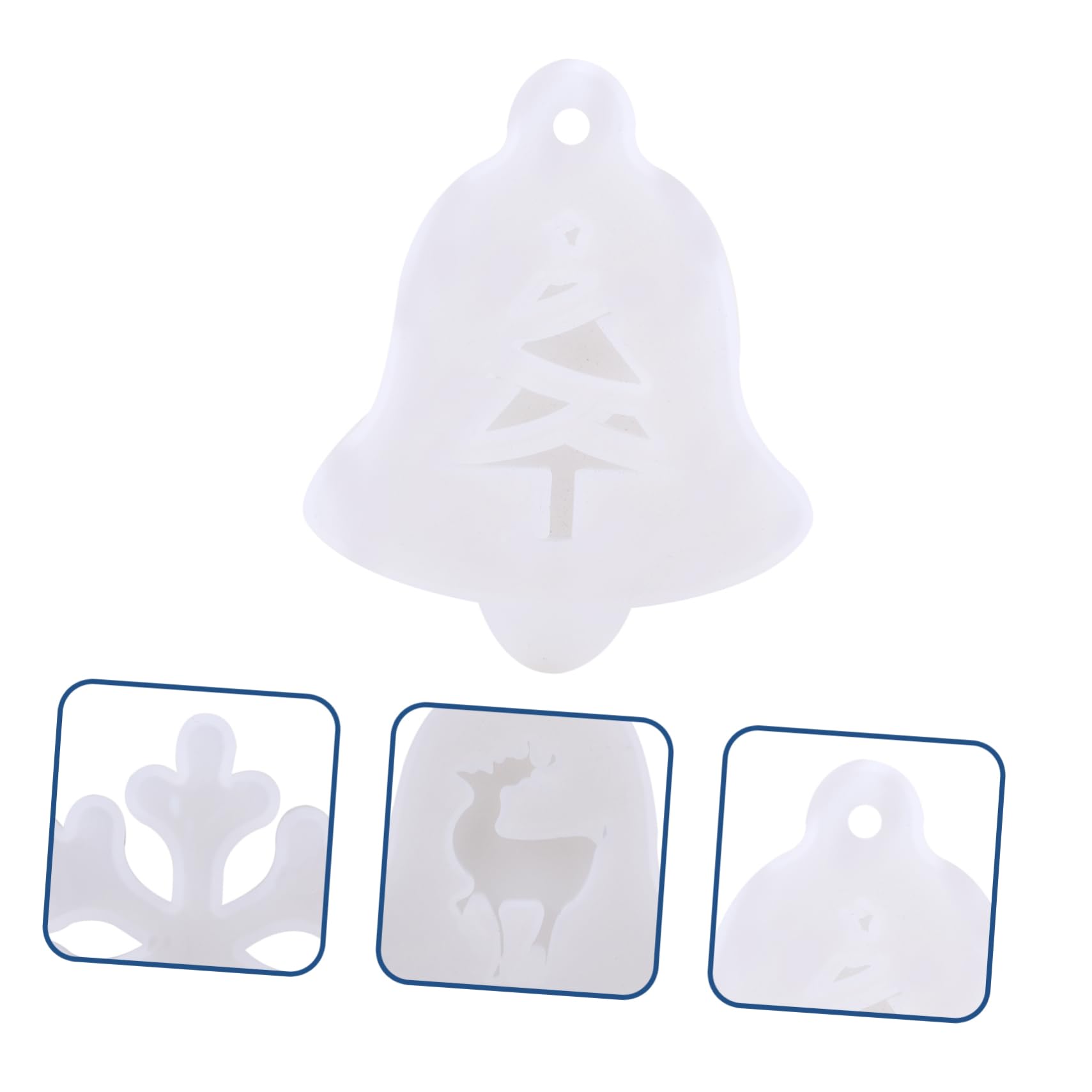 NUOBESTY 3 Ensembles Moules En Silicone De Noël Gâteau Poêle Chocolat Dinosaure Empreneurs À Biscuits Moules Maison Moule A Gateau Chocolat De Noël Bonbons Étain Gel De Silice 6 Pièces * 3