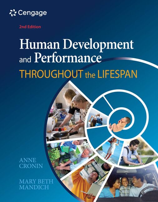 Human Development and Performance Throughout the Lifespan      2nd Edition