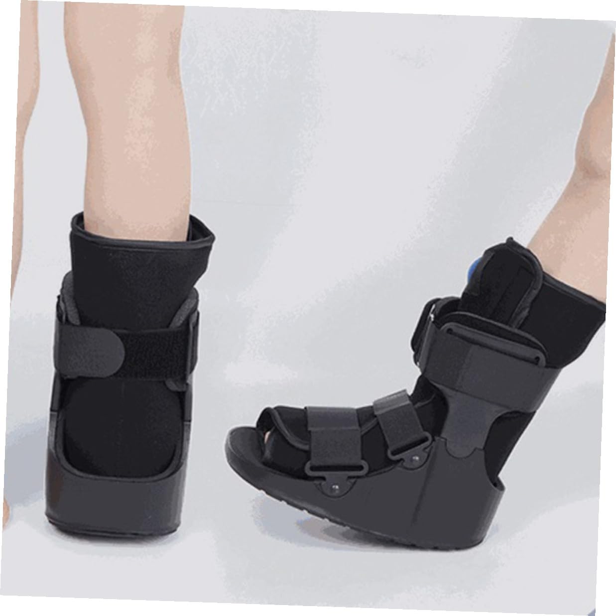 Rehabilitation Walking Boot with Ankle Brace Support, Short Inflatable Foot Protector for Adult and Pediatric Post-, Anti-skid Achilles Tendon Stabilizer