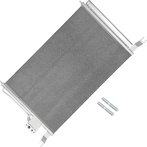 Image of Air Conditioning A /C Condenser Compatible with Hyundai Santa Fe 2007-2009 V6 2.7L /V6 3.3L # 3576, CN3576PFC, 976062B000