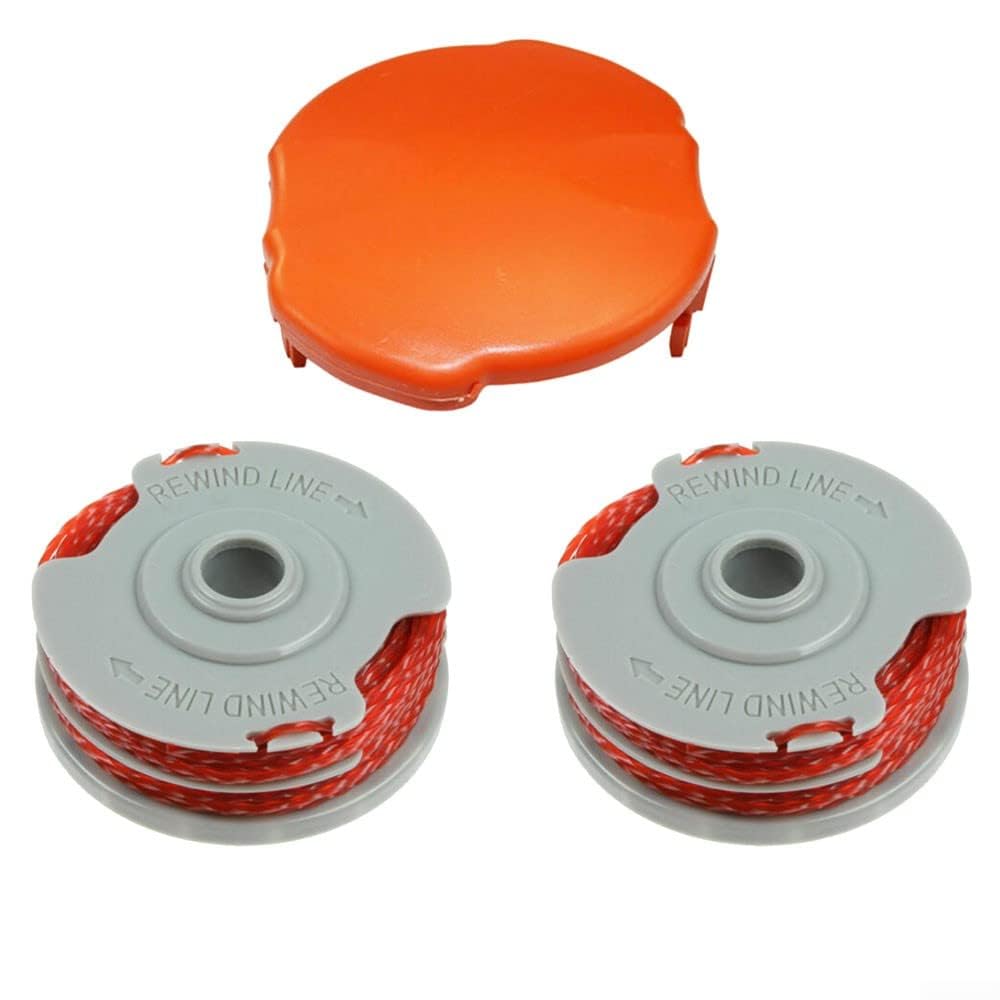 Set Di Bobine E Linee Per Decespugliatore Da 3 Pezzi Per Contour 500/700 Power Plus 500XT Copri Bobina Per Tagliaerba - Foto 4