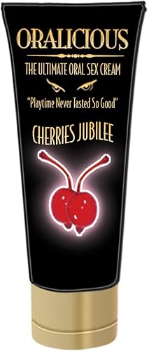 Oralicious Oral Sex Cream, 2oz., Cerezas Jubilee