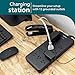 Philips 12-Outlet Surge Protector Power Strip, 6ft Braided Extension Cord, 3500 Joules, Multi Plug Outlet Extender, Adapter-Spaced, Black, SPP3813B/37