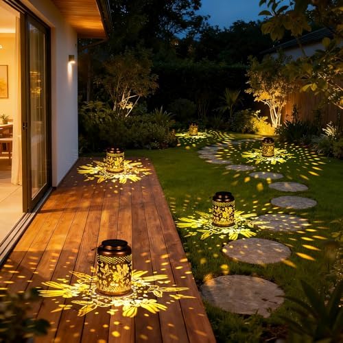 Hummingbird Solar Lanterns Outdoor Waterproof Hanging Solar Lights 1Pack — view 4